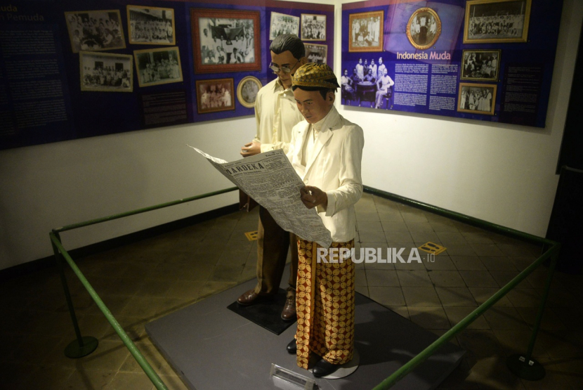 Suasana Museum Sumpah Pemuda, Kramat Raya, Jakarta Pusat. (Prayogi/Republika)