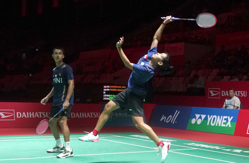 Pasangan muda Jafar Hidayatullah/Aisyah Salsabila Putri Pranata membuat kejutan dengan mengalahkan unggulan kedua dari Malaysia, Tan Kian Meng/Pei Jing Lai di babak kedua Indonesia Masters 2023.