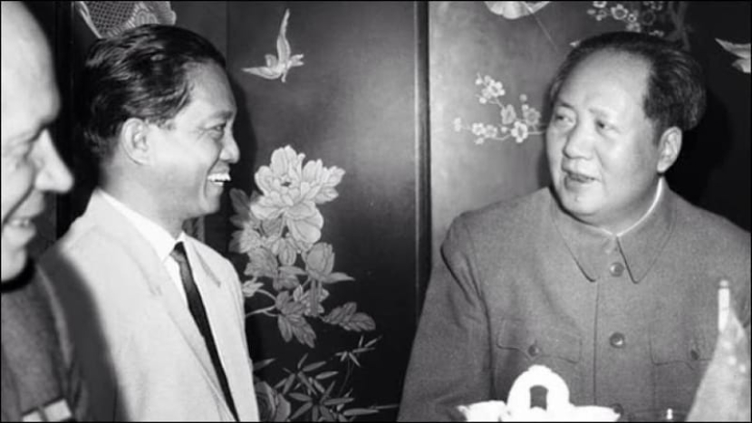Mao Tse Tung (kanan) dan DN Aidit.
