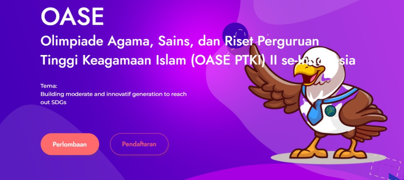 Olimpiade Agama, Sains dan Riset (OASE) 2023 digelar di Syarif Hidayatullah Jakarta pada 14-17 Juni 2023. Foto : oase