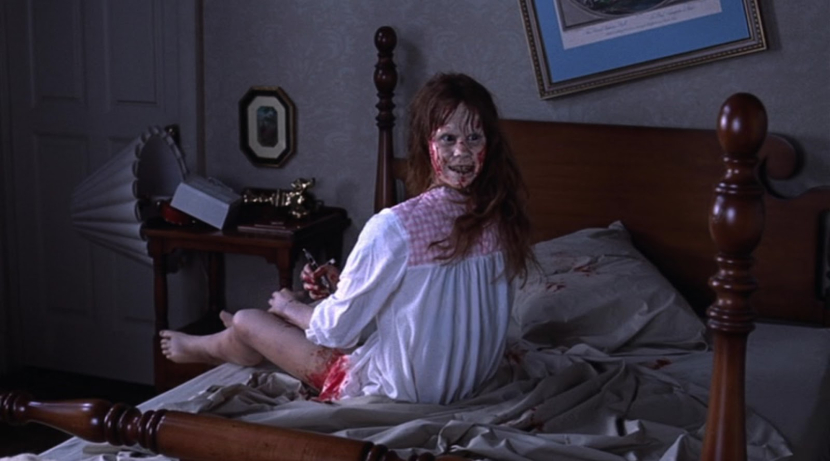 Salah satu adegan di film horor The Exorcist (1973). Film ini dianggap menjadi film horor paling menyeramkan versi jajak pendapat situs ulasan film Rotten Tomatoes. (Dok. Warner Bros)
