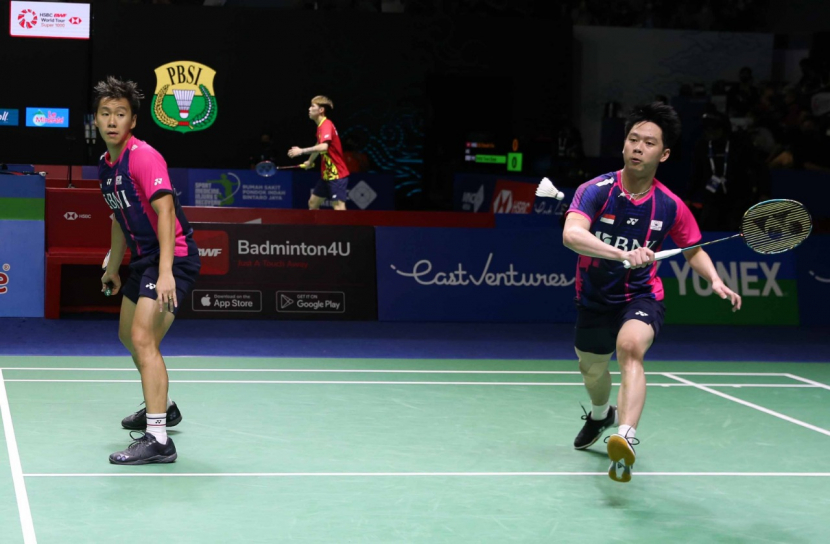 Pasangan ganda putra Marcus Fernaldi Gideon/Kevin Sanjaya Sukamuljo atau Minions mundur dari dua turnamen di Malaysia dan satu turnamen di Singapura.
