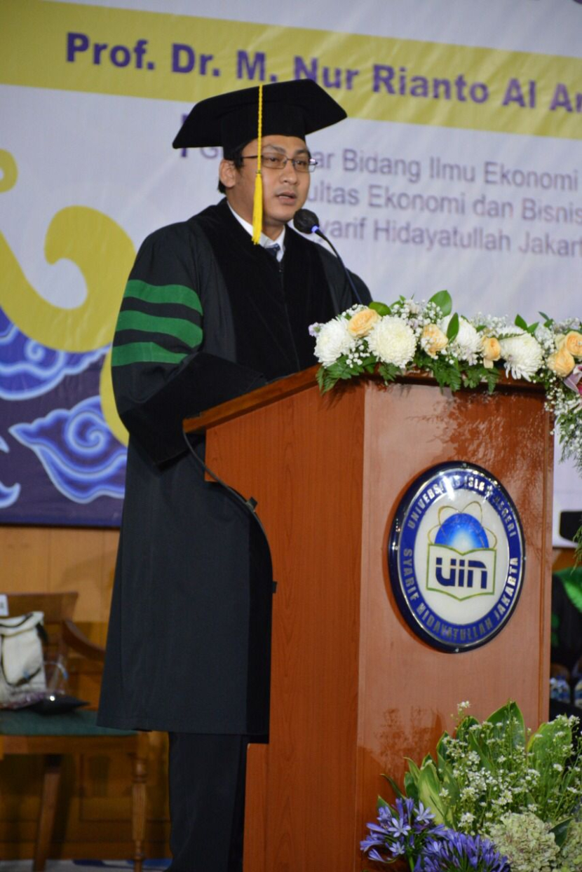 Salah satu calon Rektor UIN Jakarta periode 2023-2027, Prof Dr M Nur Rianto Al Arif MSi.