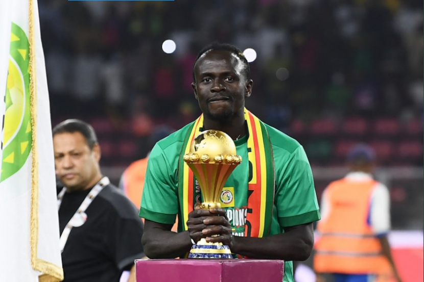 Sadio Mane sukses membawa Senegal menjuarai Piala Afrika 2021. (Twitter/@LFC)