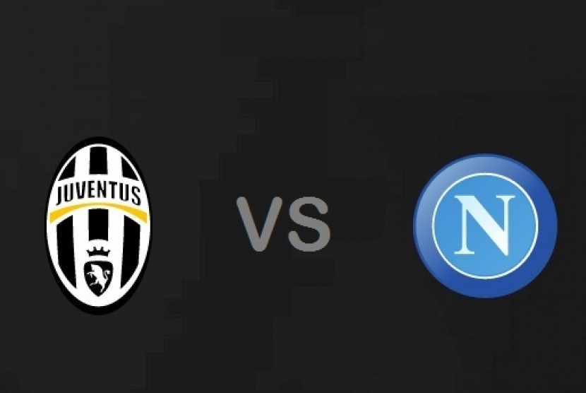 Logo Juventus (kiri), Napoli (kanan). Foto: Juventus.com.