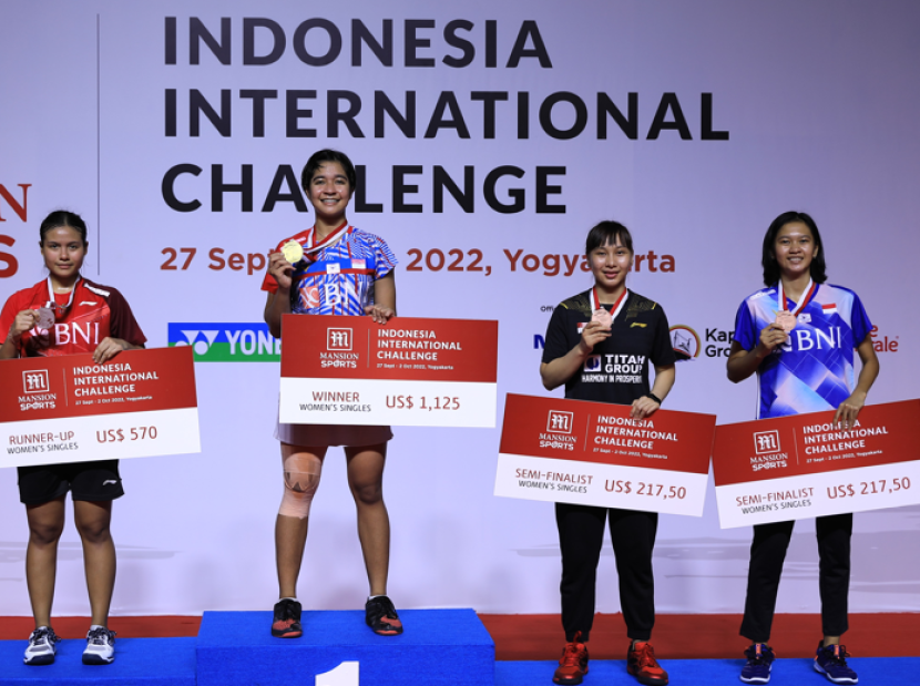 Ester Nurumi Tri Wardoyo meraih gelar internasional perdananya di turnamen Indonesia International Challenge 2022.