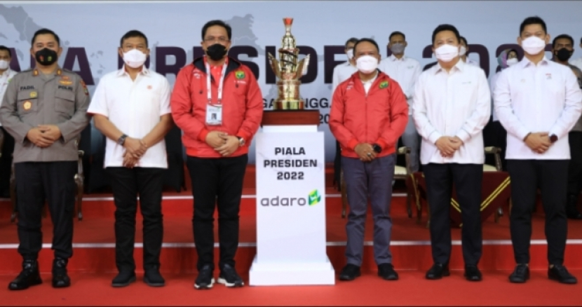 Menteri Pemuda dan Olahraga RI, Zainudin Amali membuka turnamen Piala Presiden.