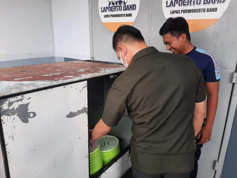 Kalapas Purwokerto Kontrol Kondisi Dapur Lapas