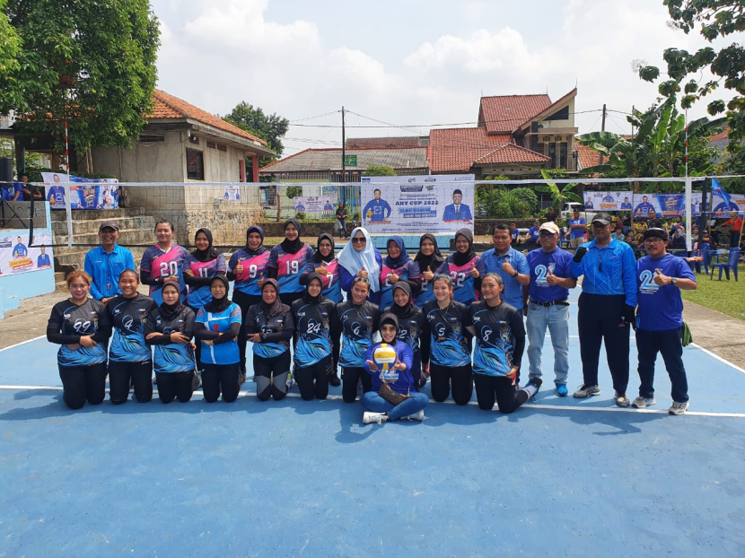 Demokrat Depok meriahkan AHY Cup Volleyball 2022, sambut HUT ke-21 Partai Demokrat (Mia Nala Dini/Ruzkanews)