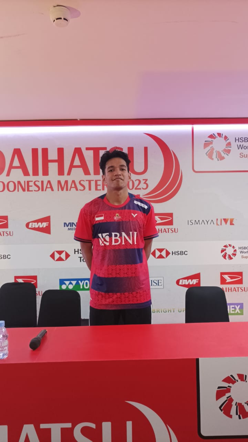 Chico Aura Dwi Wardoyo mengalahkan Juara Dunia 2021 dari Singapura, Loh Kean Yew di babak kedua Indonesia Masters 2023.