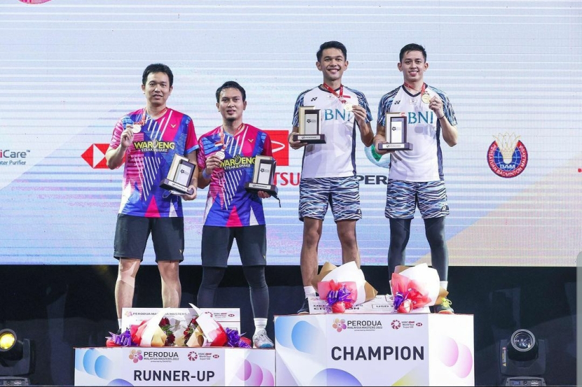 Dua pasangan Indonesia, Fajar Alfian/Muhammad Rian Ardianto (Fajri) dan Hendra Setiawan/Mohammad Ahsan (Daddies) berada di top peringkat BWF di sektor ganda putra.