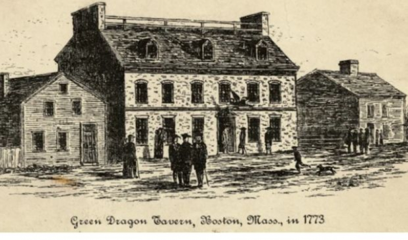 Green Dragon Travern di Boston.   (Sumber: history.com)
