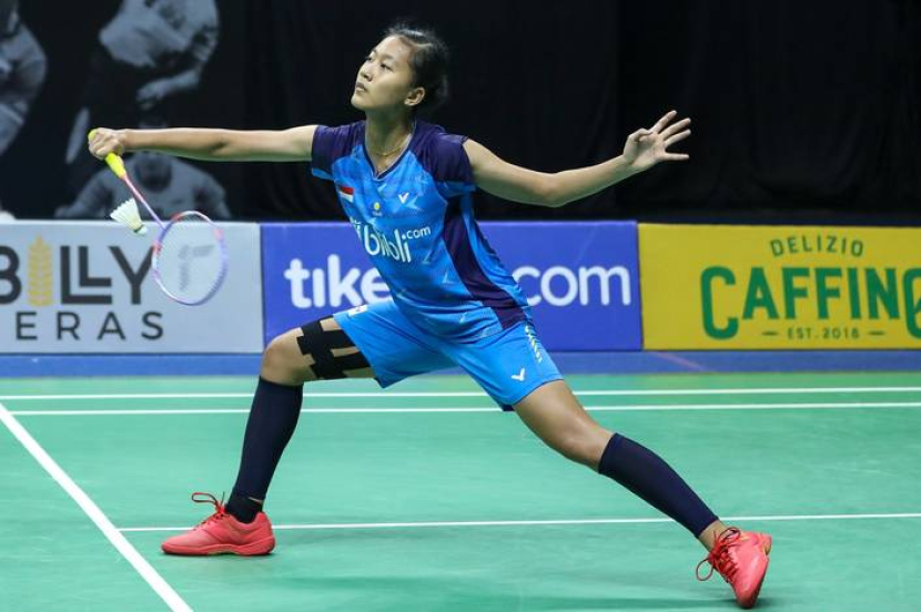 Pemain tunggal putri Indonesia, Putri KW mengalahkan Juara Dunia 2019 dari India, PV Sindhu di babak kedua Swiss Open 2023.