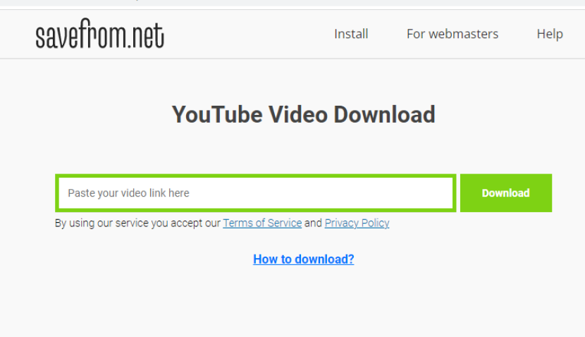 SaveFrom.net. itus tercepat untuk mendownload video Youtube dan mengkonversinya ke MP3, MP4. Foto: Tangkapan layar
