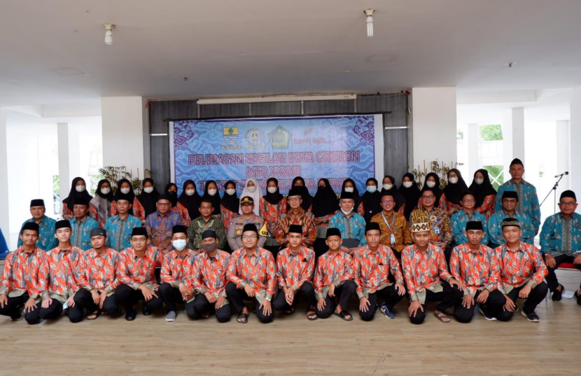 Kafilah Kota Cirebon siap mengikuti MTQ ke-37 tingkat Jawa Barat (Jabar) di Kabupaten Sumedang. (Dok Diskominfo Kota Cirebon) 