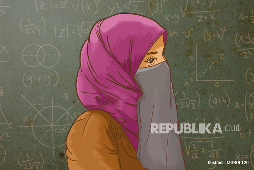 Ilustrasi wanita Muslim