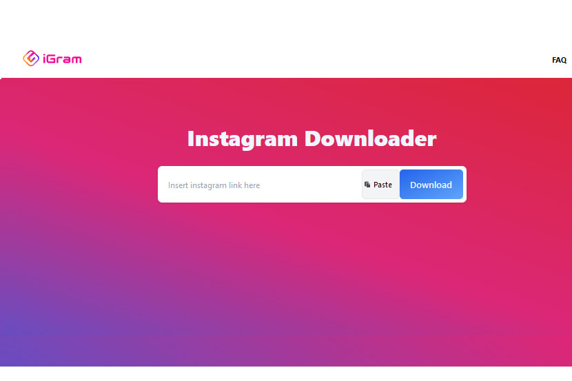 iGram, Instagram picture downloader.