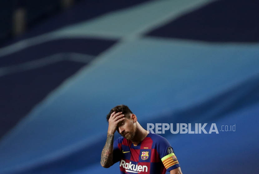 Positif Covid-19, Lionel Messi mengaku sangat terdampak. Ilustrasi