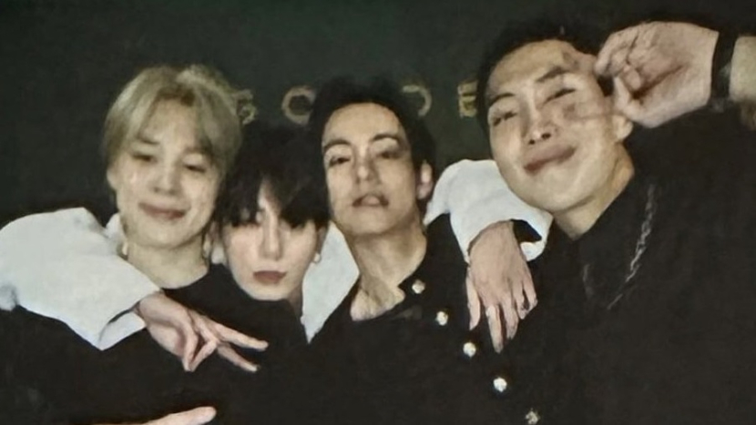 Jimin,, Jungkook, V, dan RM. Foto: X