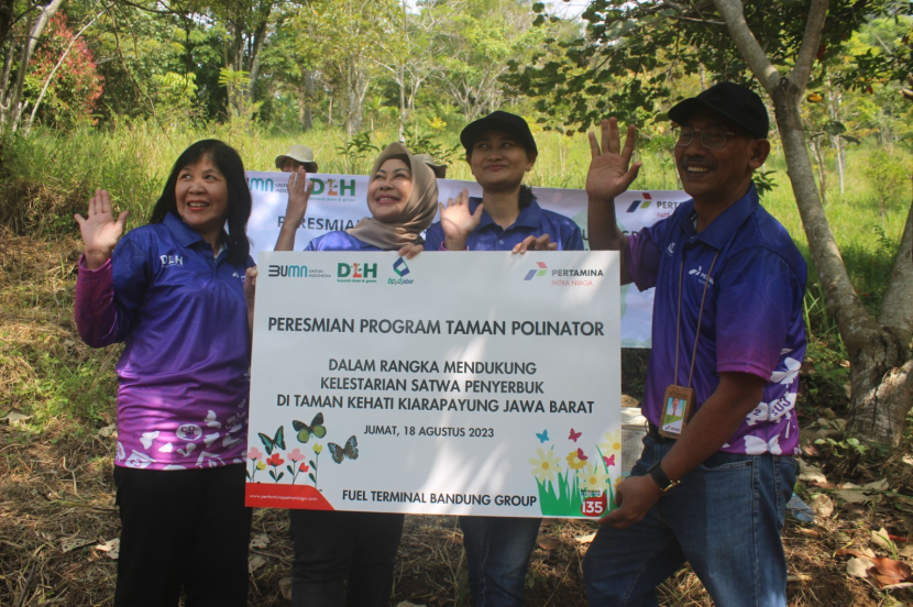 Program Keanekaragaman Hayati Greenpartner 8.0 dan Taman Polinator Kupu-Kupu di Taman Kehati Kiarapayung, Sukasari, Kabupaten Sumedang.(dok. Matapantura)