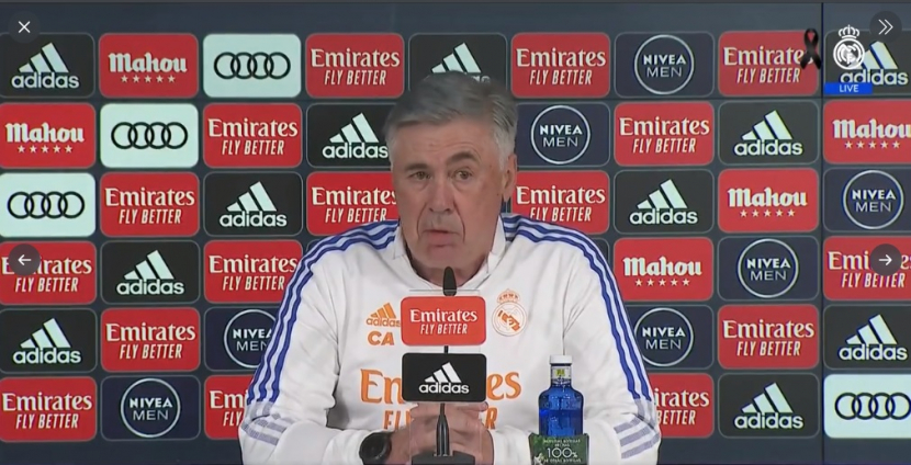 Carlo Ancelotti (Twitter/@realmadriden)