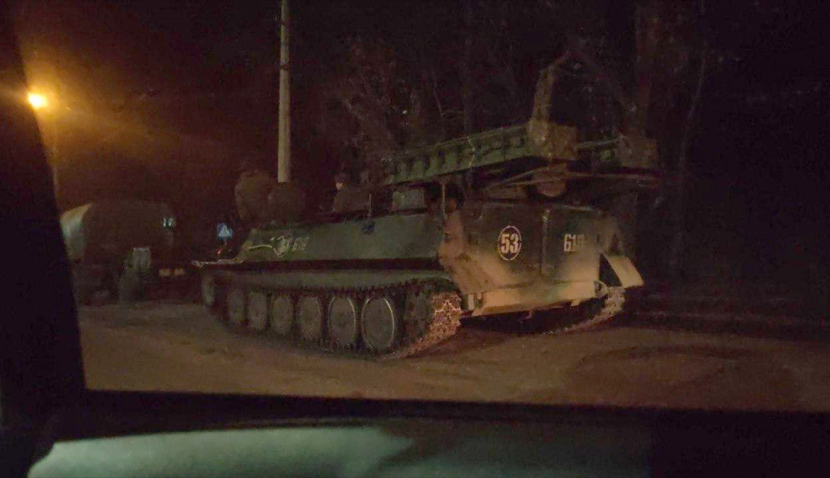 Tank Rusia sudah merangsek Donetskt