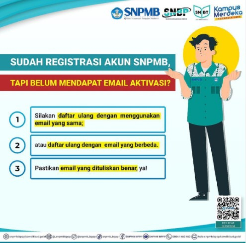 Kendala yang terjadi dalam registrasi akun<a href=