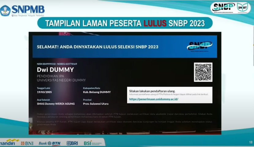 Pengumuman SNBP 2023 dapat dibuka mulai Selasa 28 Maret 2023 mulai pukul 15.00 WIB. Ilustrasi. Foto : snpmb