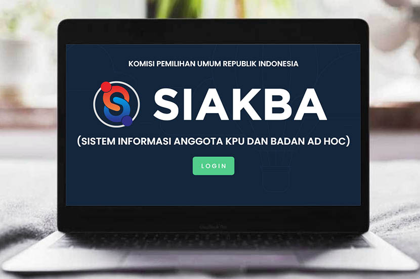 Laman daftar PPS Pemilu 2024 online (Siakba.kpu.go.id).