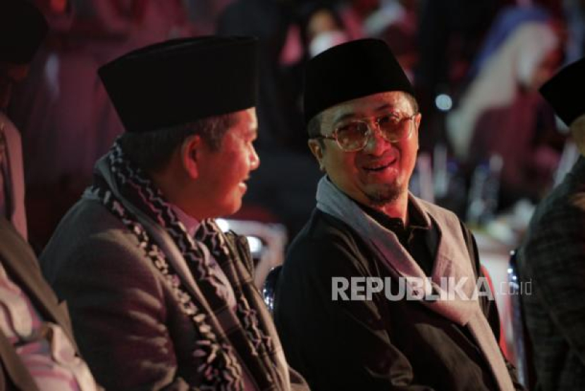 Pendiri Pesantren Daarul Quran Ustadz Yusuf Mansur. Ustadz Yusuf Mansur Rayakan Idul Fitri 2023 Besok. Foto: ANTARA/Fauzan