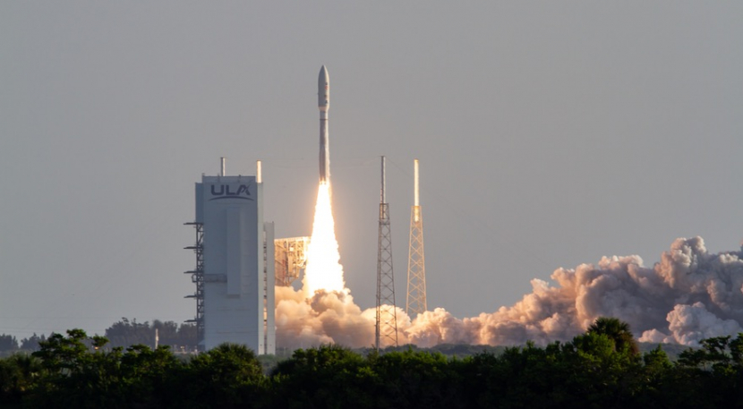 Atlas 5 lepas landas dari Cape Canaveral pada 30 Juli 2021. Gambar: Craig Vander Galien untuk SpaceNews