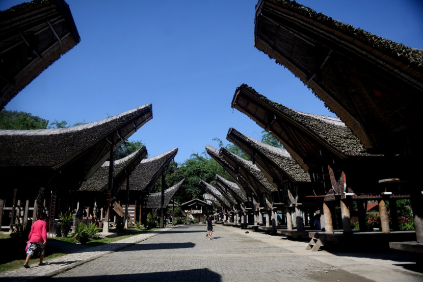 Rumah tradisional Toraja di Desa Wisata Kete Kesu