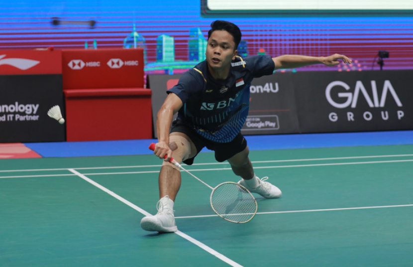 Indonesia hanya menyisakan dua wakil dalam jadwal babak perempat final Singapore Open 2023. Salah satunya Anthony Sinisuka Ginting.