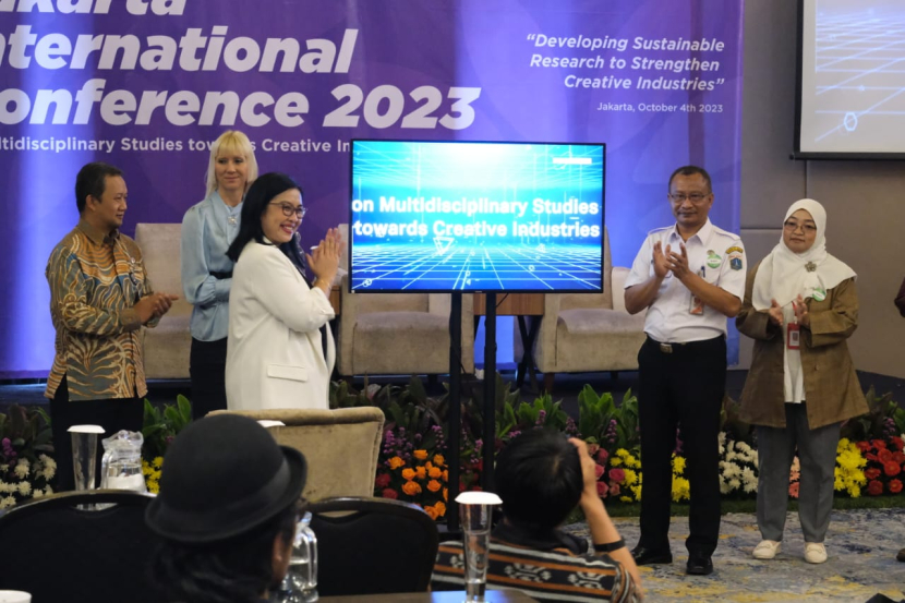 Jakarta International Conference on on Multidisciplinary Studies Towards Creative Industries (Jicoms) Tahun 2023. (Dok Istimewa)