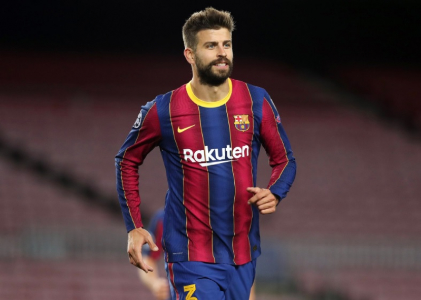 Bek Gerard Pique absen dalam tiga laga dimana Barcelona menelan kekalahan. (Twitter/@3gerardpique)