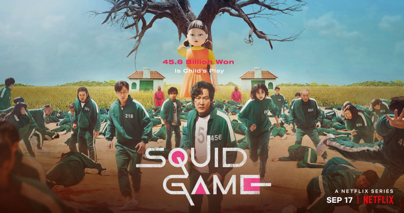 Poster Squid Game. Dok. Netflix