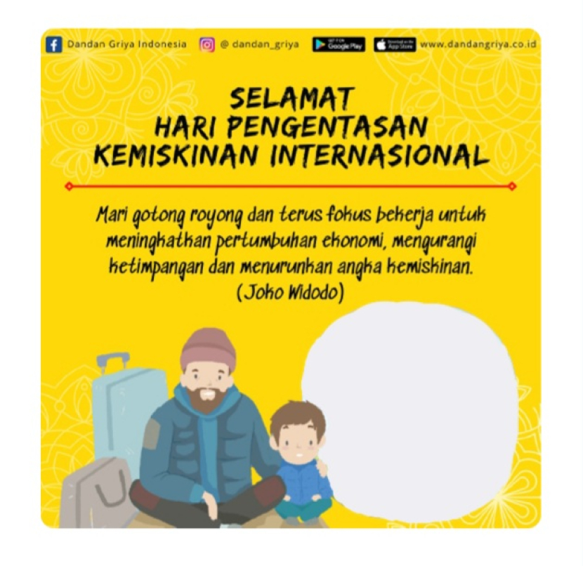 Link Twibbon Hari Pengentasan Kemiskinan Internasional 2022 (Twibbonize)