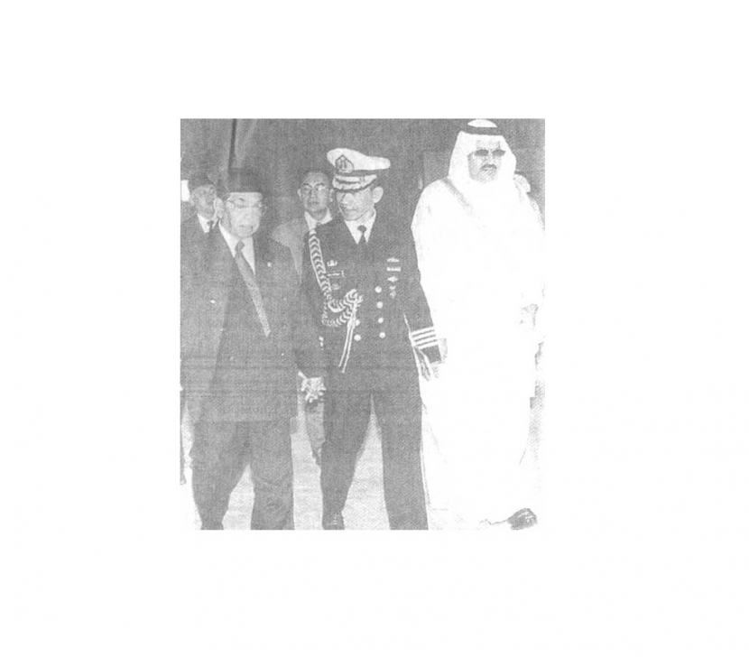 Presiden Gus Dur dan Raja Fahd. Presiden KH Abdurrahman Wahid atau Gus Dur menjadi obat mujarab bagi Raja Fahd, penguasa Arab Saudi. Foto: IST.