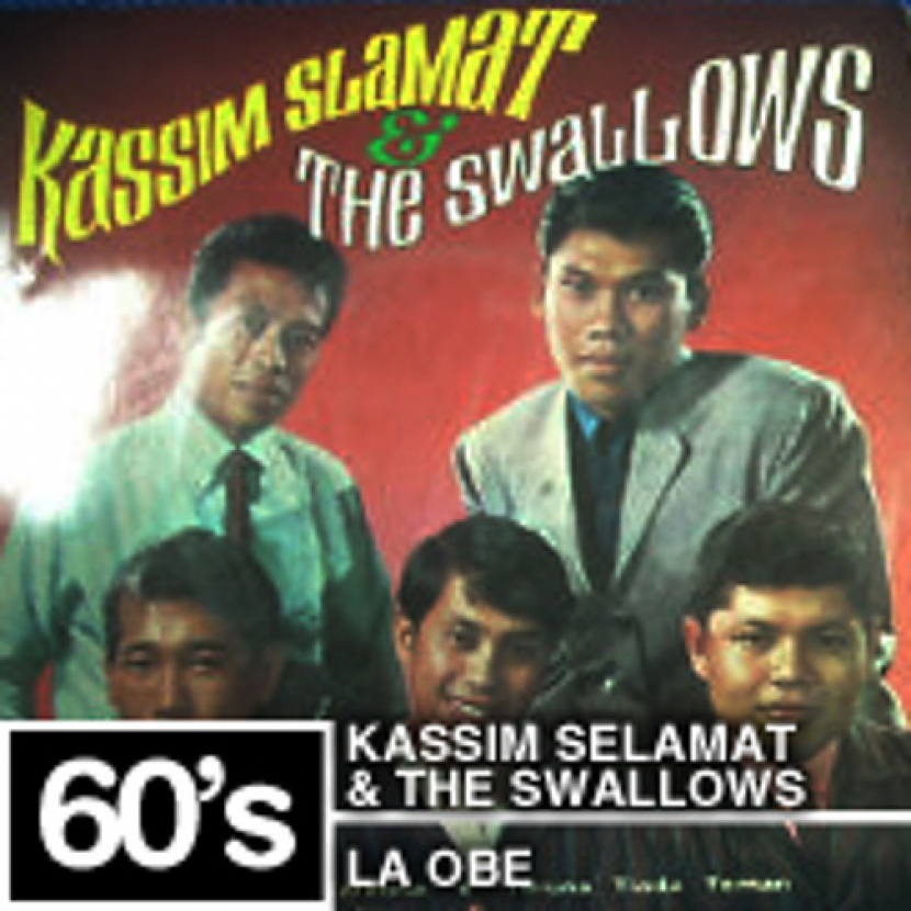 Kassim Selamat bersama bandnya, The Swallow