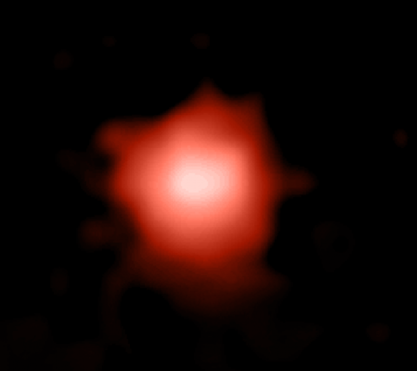 Galaksi GLASS-z13. Webb/ James O’Donoghue.