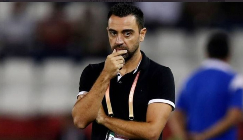 Manager Barcelona, Xavi Hernandez, mengatakan timnya merupakan tim paling sulit di dunia karena dituntut memainkan sepak bola indah. (Twitter/@OnlineBlast)