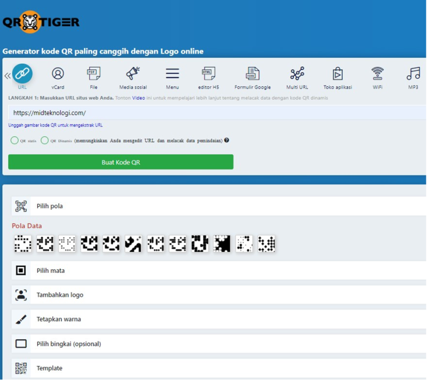 Gambar Qr Code tiger