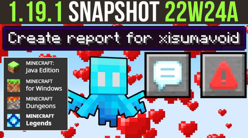 Minecraft Snapshot 22w24a. Cara download Snapshot 22w24a. Foto: Youtube/xisumavoid