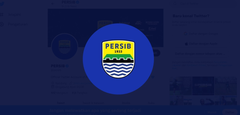 Persib Bandung. (Twitter/@Persib)