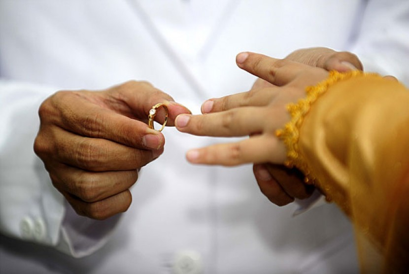 Mahar pernikahan (Ilustrasi) Foto: Agung S/Republika