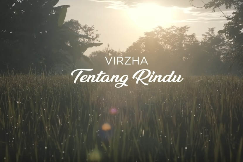 Tangkapan layar official video musik lagu Tentang Rindu di kanal Youtube Alfarecords.