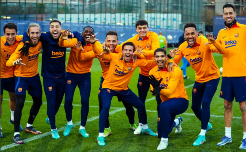 Pemain Barcelona (Twitter/@FCBarcelona)