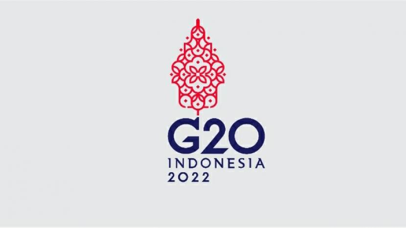 Logo KTT G20 di Bali.