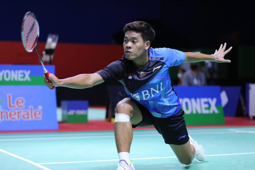 Pebulutangkis tunggal putra Syabda Perkasa Belawa terus menjaga asa dengan melaju ke babak ketiga turnamen bulutangkis Malang Indonesia International Challenge 2022.