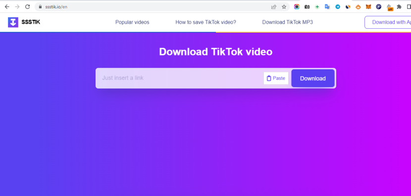 SSSTikTok, Download Video TikTok